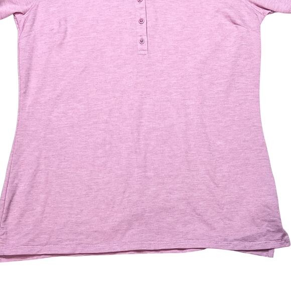 Travis Mathew Featherweight Active Golf Polo Women Small Pink New - Picture 4 of 5